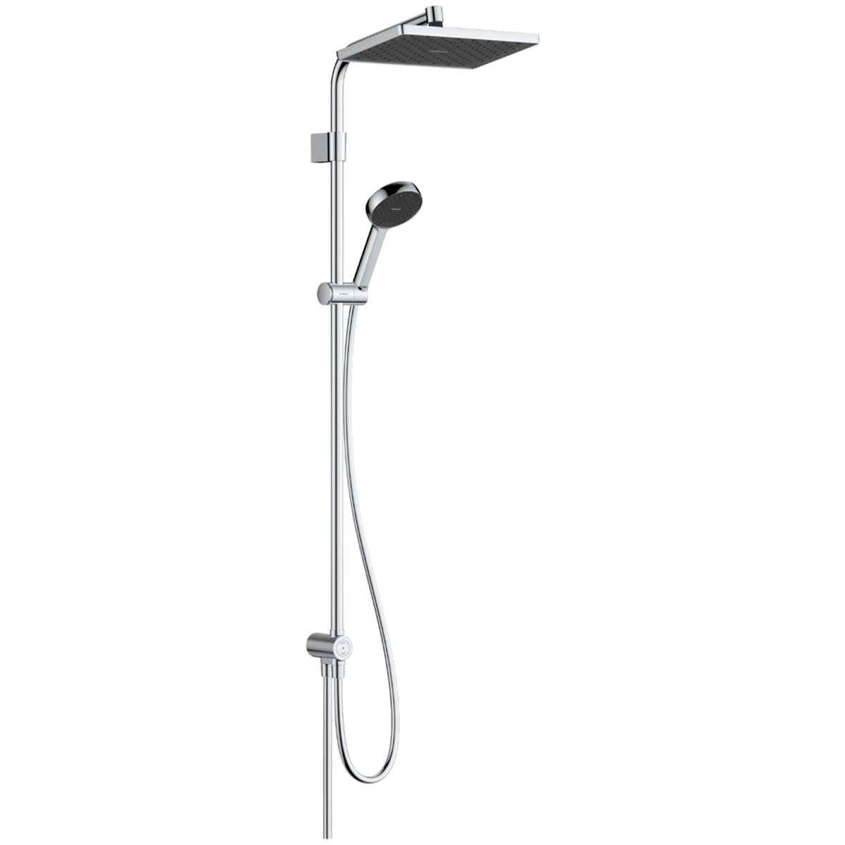 מערכת מקלחת משולבת עם מזלף יד הנס גרואה Hansgrohe Activera Q Showerpipe 290/180 1jet EcoSmart Reno