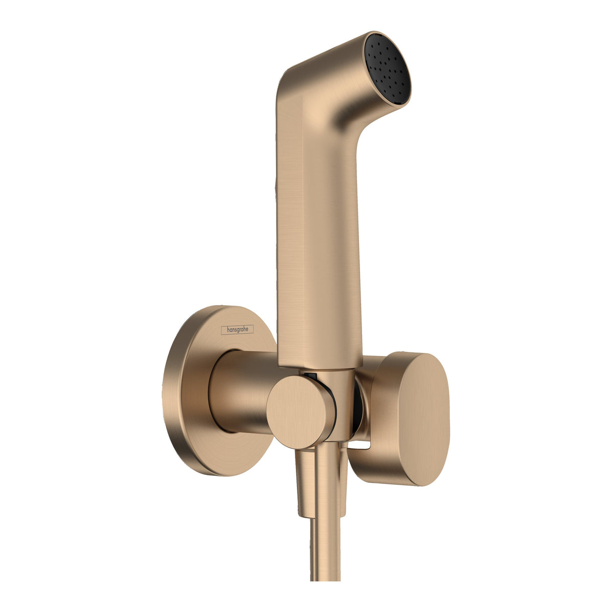Hansgrohe Bidette hand shower 1jet S EcoSmart for warm water with shower holder and shower hose 125 cm Brushed Bronze 29232140.jpg