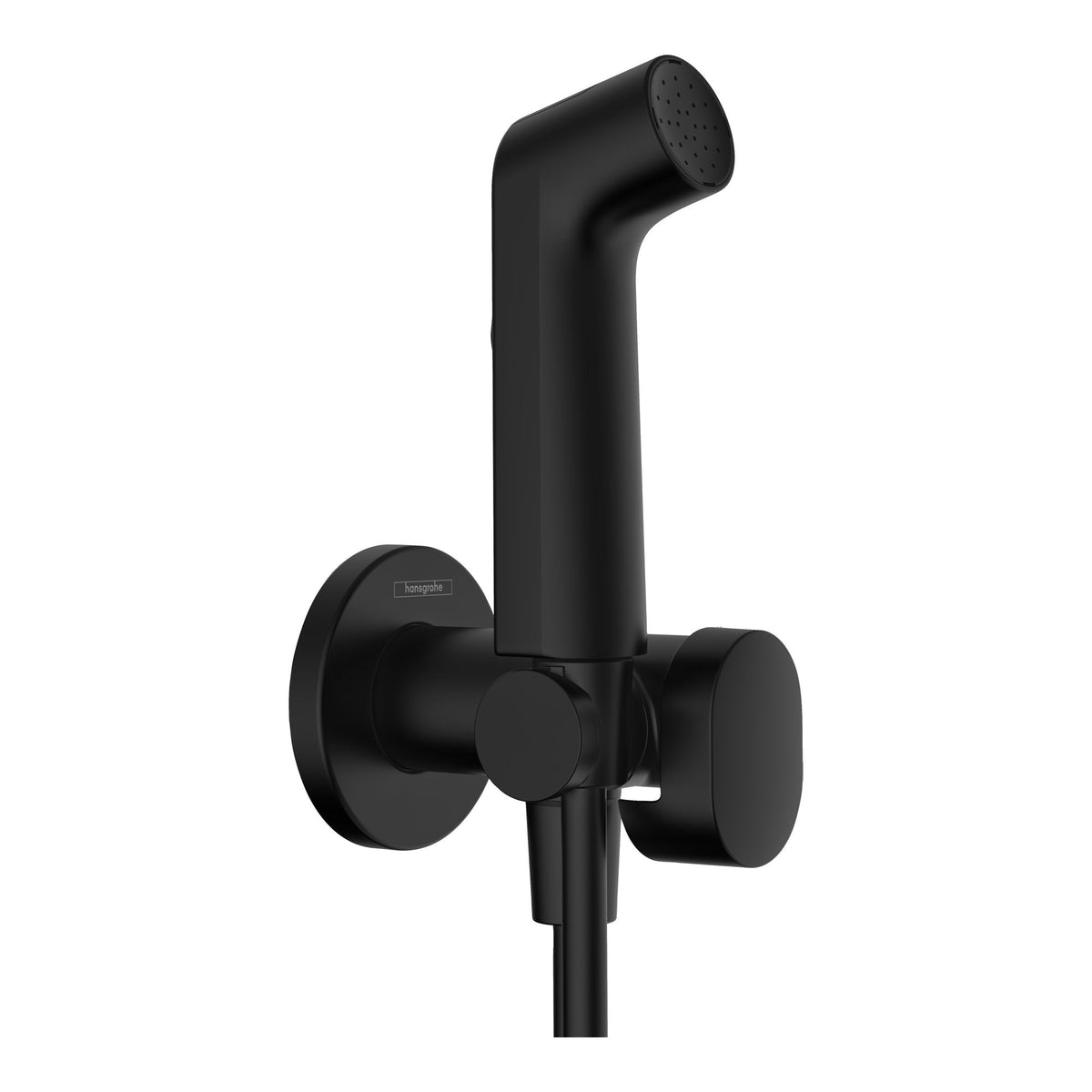 Hansgrohe Bidette hand shower 1jet S EcoSmart for warm water with shower holder and shower hose 125 cm Matt Black 29232670.jpg