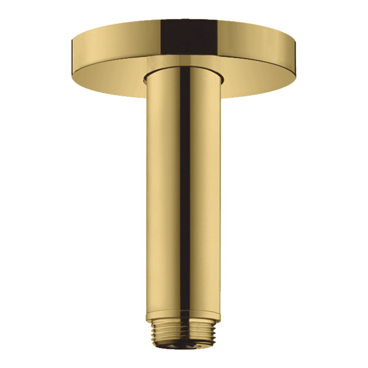 Hansgrohe Ceiling connector S 10 cm Polished Gold Optic 27393990.jpg