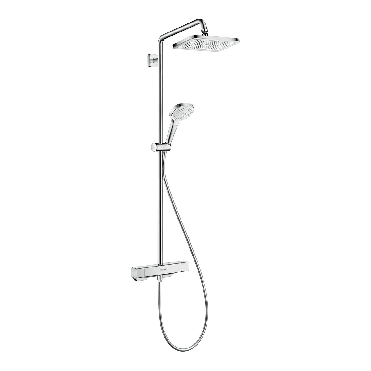 Hansgrohe Croma E Showerpipe 280 1jet EcoSmart with thermostat Chrome 27660000.jpg