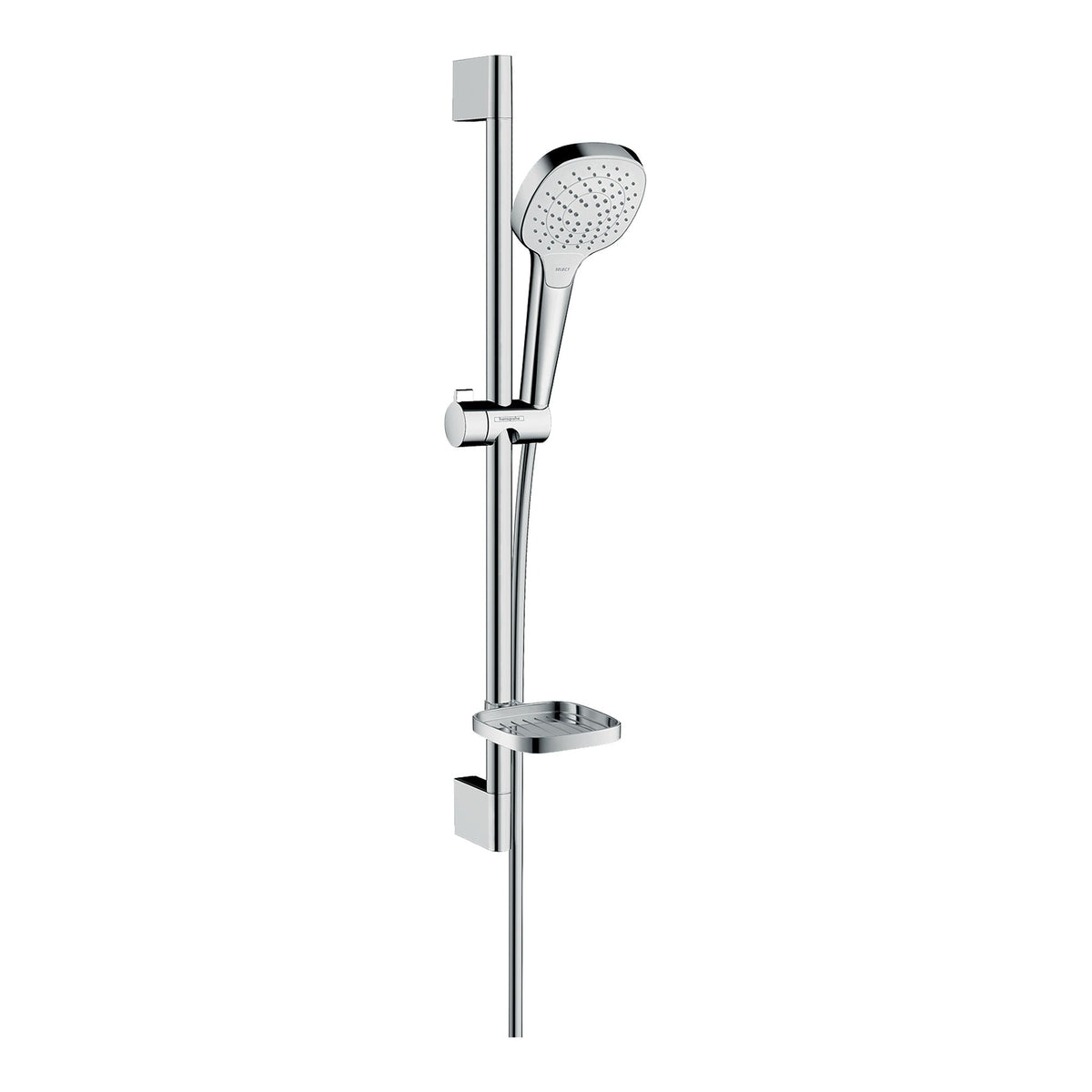 Hansgrohe Croma Select E Shower set 110 Vario EcoSmart with shower bar 65 cm and soap dish 28157 28157400