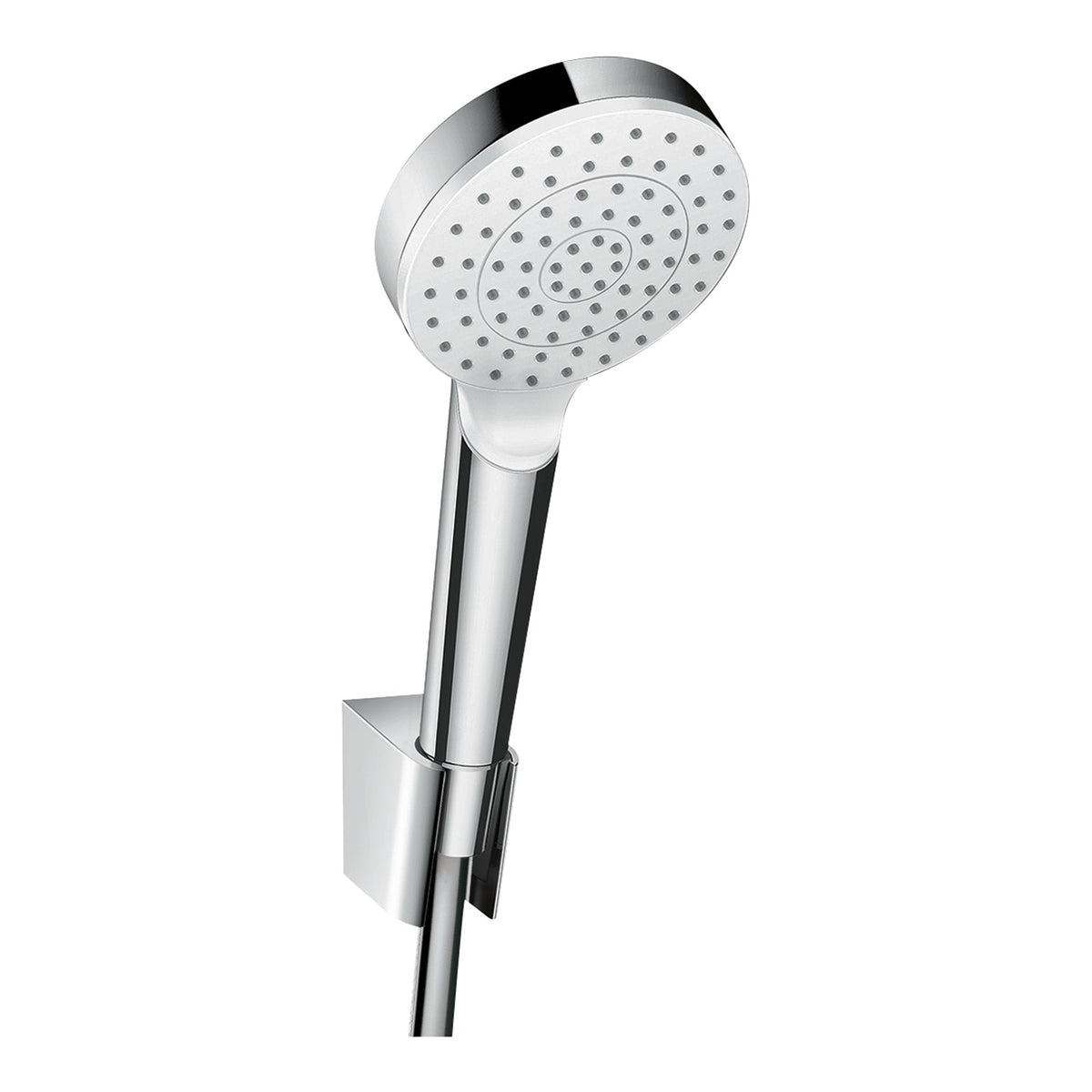 Hansgrohe Crometta Shower holder set 100 1jet EcoSmart with shower hose 160 cm White Chrome 26569400.jpg