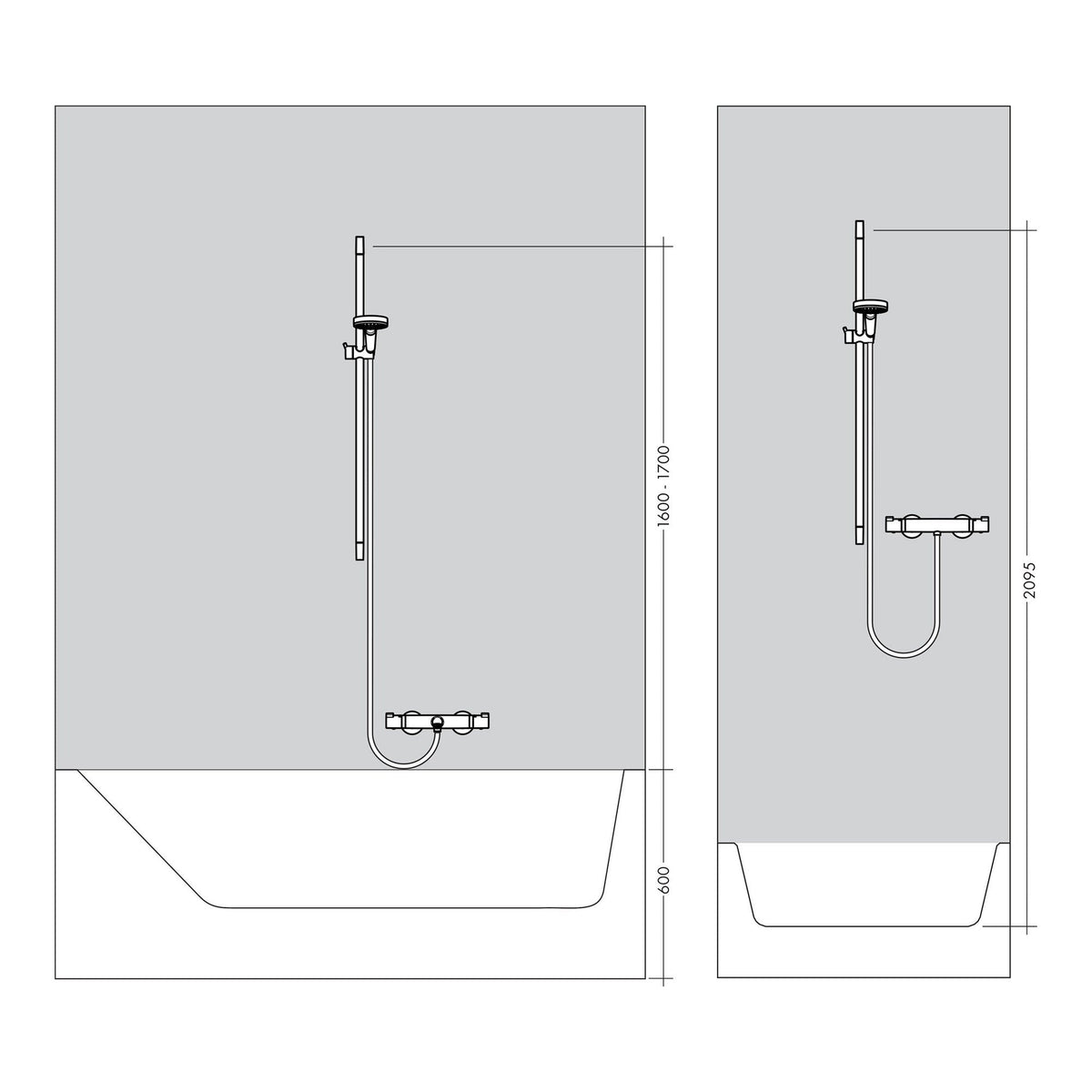 Hansgrohe Crometta Shower set 100 Vario EcoSmart with shower bar 65 cm 26555400 technical 02.jpg