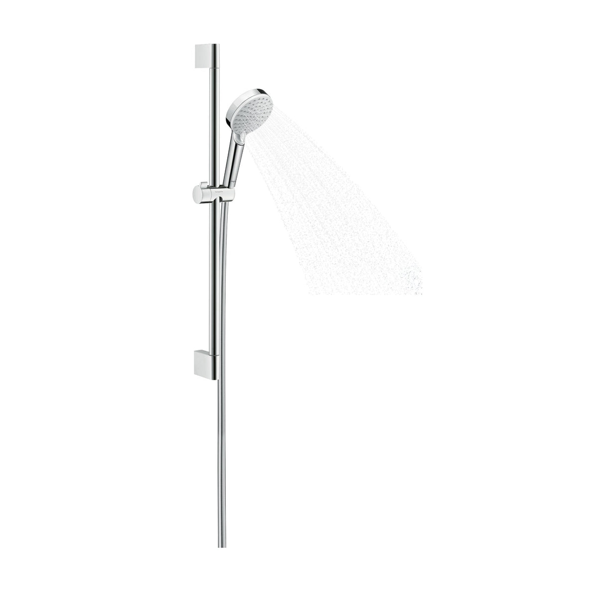 Hansgrohe Crometta Shower system for exposed installation Vario with Ecostat 1001 CL thermostat and shower bar 65 cm White Chrome 27812400.jpg