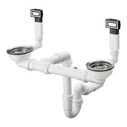 Hansgrohe D15 10 Manual waste and overflow set for double bowl Stainless Steel 43922800.jpg
