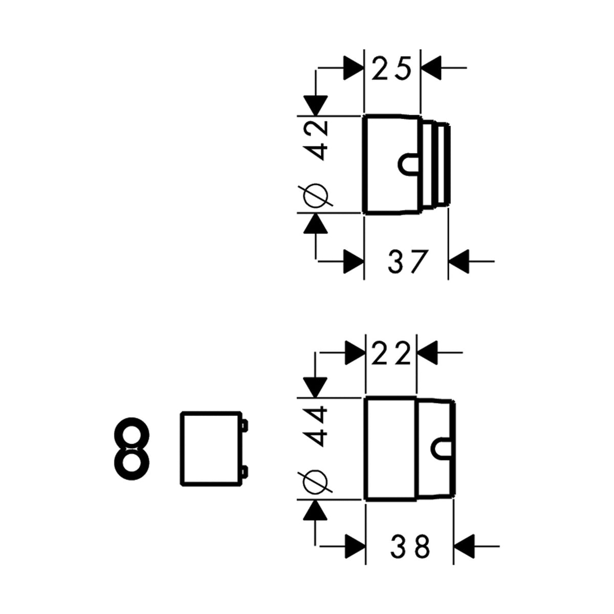 Hansgrohe-Extension-set-2-5-cm-31971-technical-01