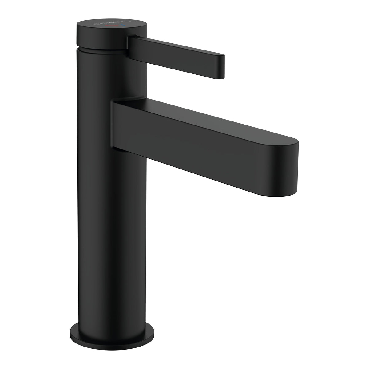 Hansgrohe Finoris Single lever basin mixer 110 CoolStart with push open waste set Matt Black 76024670.jpg