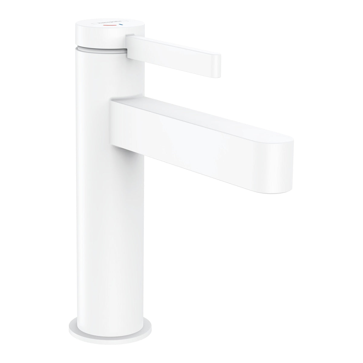Hansgrohe Finoris Single lever basin mixer 110 CoolStart with push open waste set Matt White 76024700.jpg
