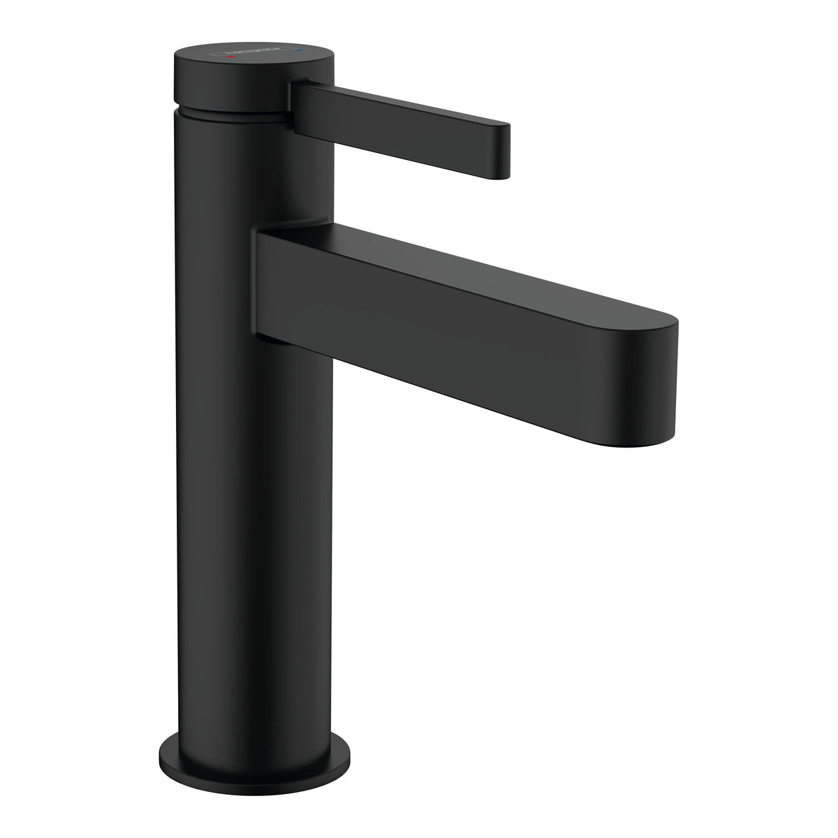 Hansgrohe Finoris Single lever basin mixer 110 with pop up waste set Matt Black 76020670.jpg