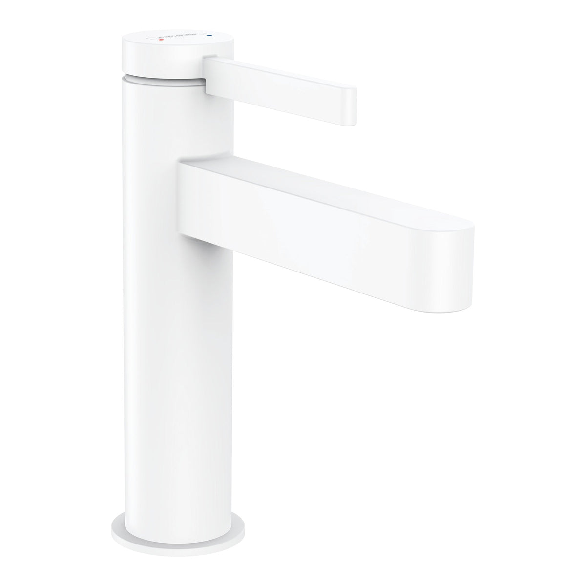 Hansgrohe Finoris Single lever basin mixer 110 with pop up waste set Matt White 76020700.jpg