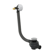 ערכת ניקוז והצפה מלאה Flexaplus לאמבטיה הנס גרואה Hansgrohe Flexaplus Complete set waste and overflow set for bathtub – Chrome – מק״ט 58157000