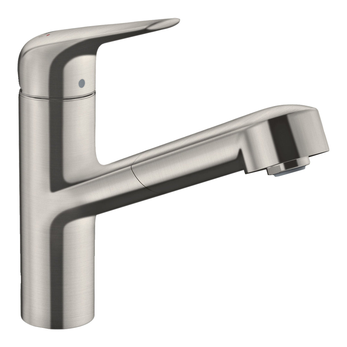 Hansgrohe-Focus-M42-Single-lever-kitchen-mixer-150-pull-out-spout-1jet-Stainless-Steel-Finish-71814800