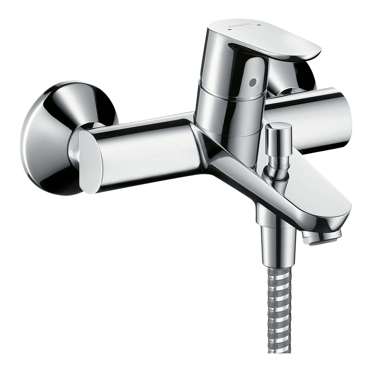 Hansgrohe Focus Single lever bath mixer for exposed installation with 2 flow rates Chrome 31948000.jpg