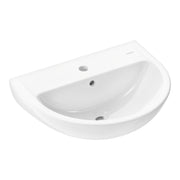 Hansgrohe GladeLake S Wash basin 550 450 with tap hole and overflow White 60101450.jpg