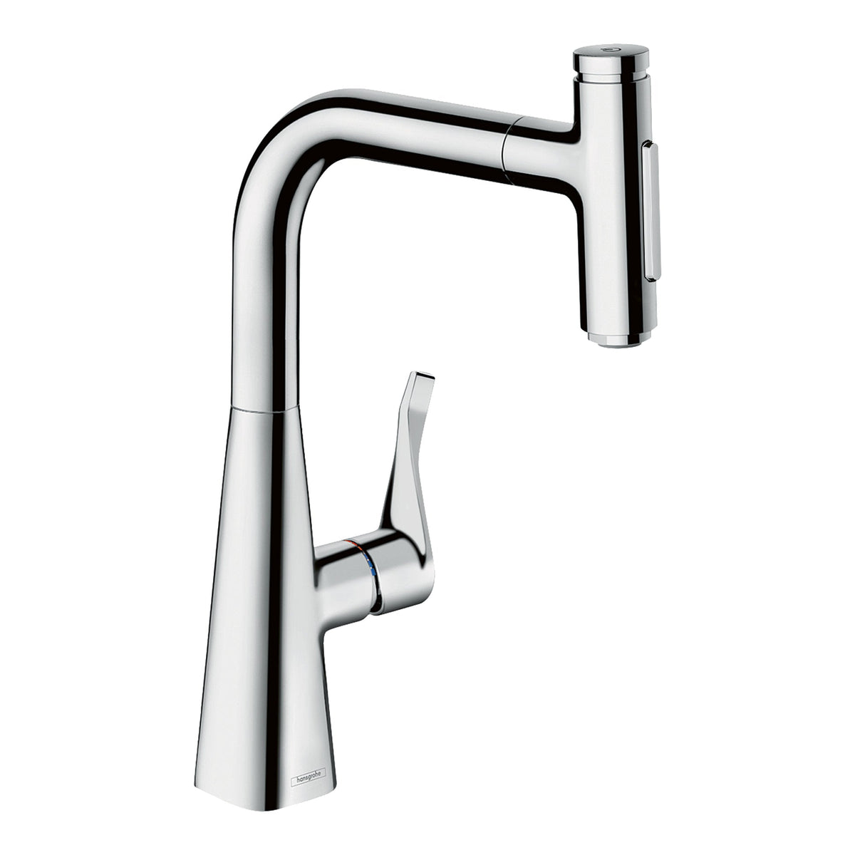 Hansgrohe Metris Select M71 Single lever kitchen mixer 240 pull out spray 2jet Chrome 73822000.jpg