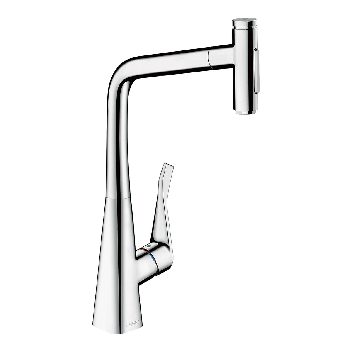 Hansgrohe Metris Select M71 Single lever kitchen mixer 320 pull out spray 2jet Chrome 73820000.jpg