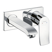 Hansgrohe Metris Single lever basin mixer for concealed installation wall mounted LowFlow 3 5 l min with spout 16 5 cm Chrome 31251000.jpg
