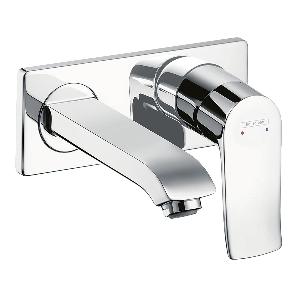 Hansgrohe Metris Single lever basin mixer for concealed installation wall mounted LowFlow 3 5 l min with spout 16 5 cm Chrome 31251000.jpg