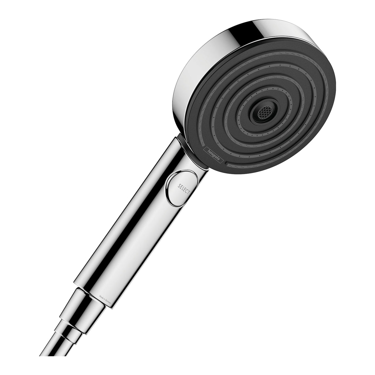 מזלף יד 105 עם 3 מצבי זרימה והפעלת Select הנס גרואה Hansgrohe Pulsify Select S Hand shower 105 3jet Activation – Chrome – מק״ט 24100000