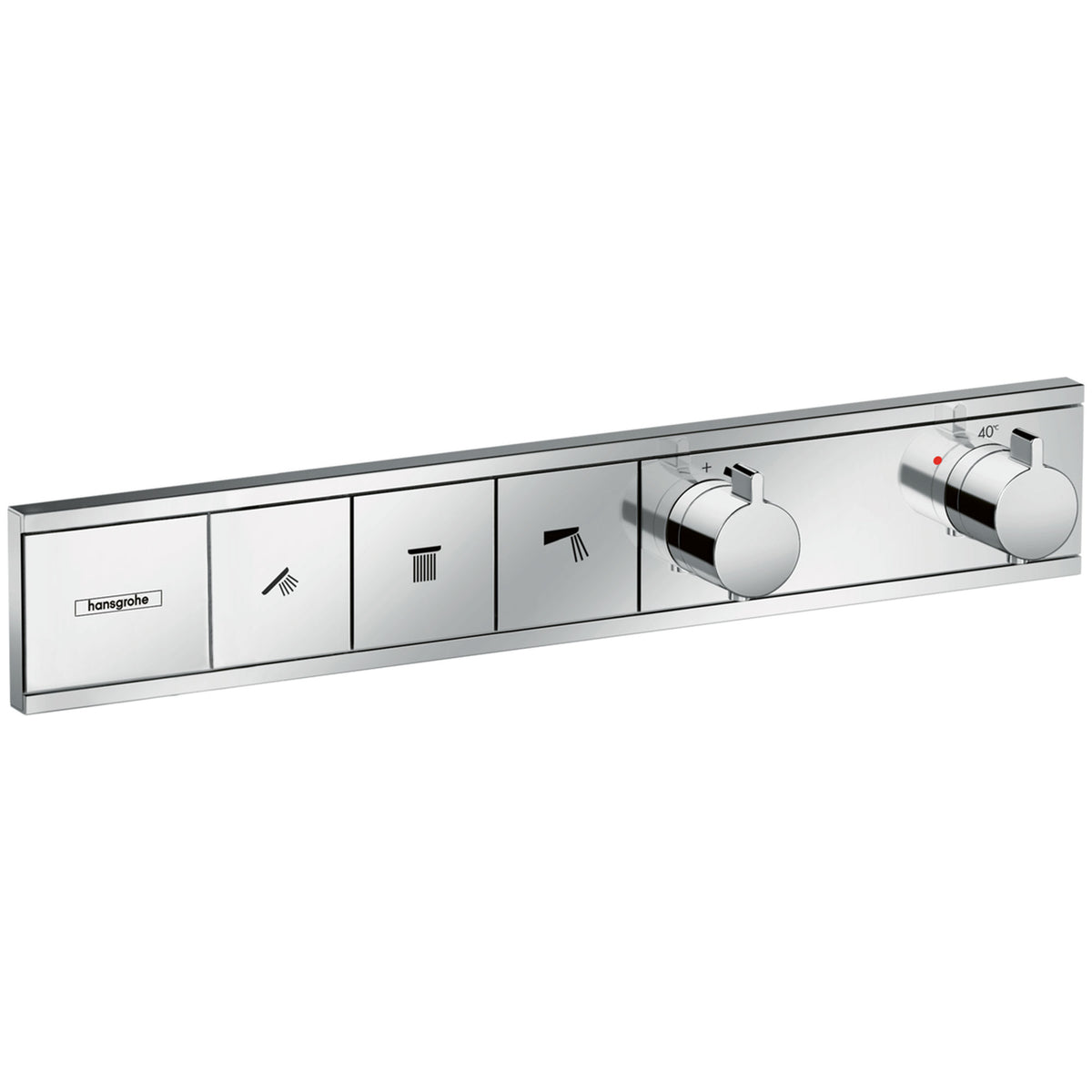 אינטרפוץ תרמוסטטי 5 דרך Hansgrohe RainSelect Thermostat for concealed installation for 3 functions