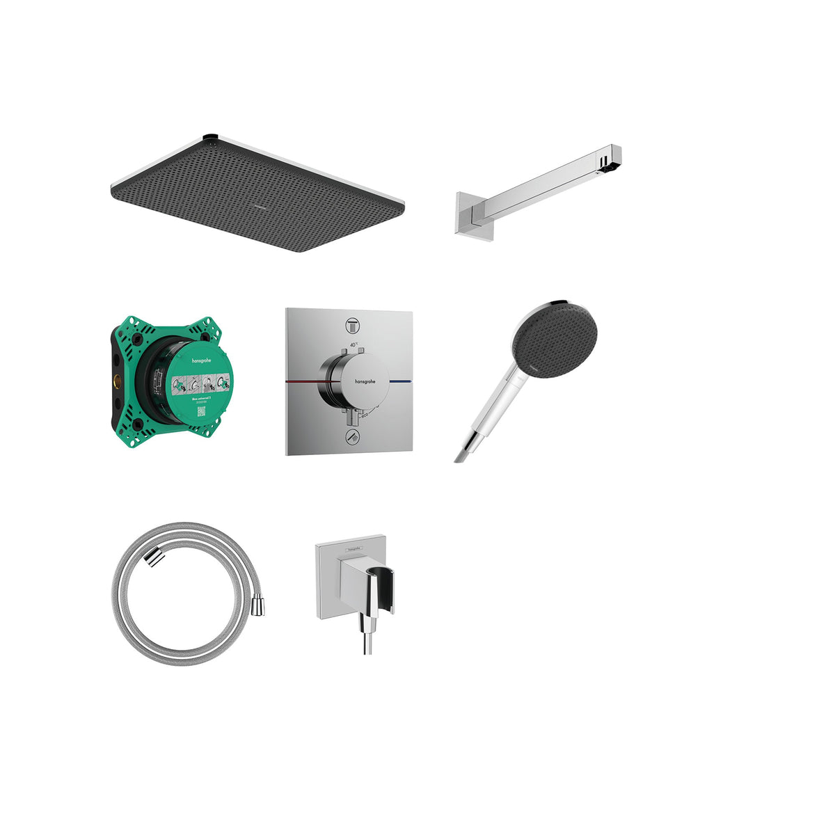 Hansgrohe Raindance Alive Q Design ShowerSet 210 340 1jet with thermostat and basic set iBox universal 2 Chrome 24620000.jpg