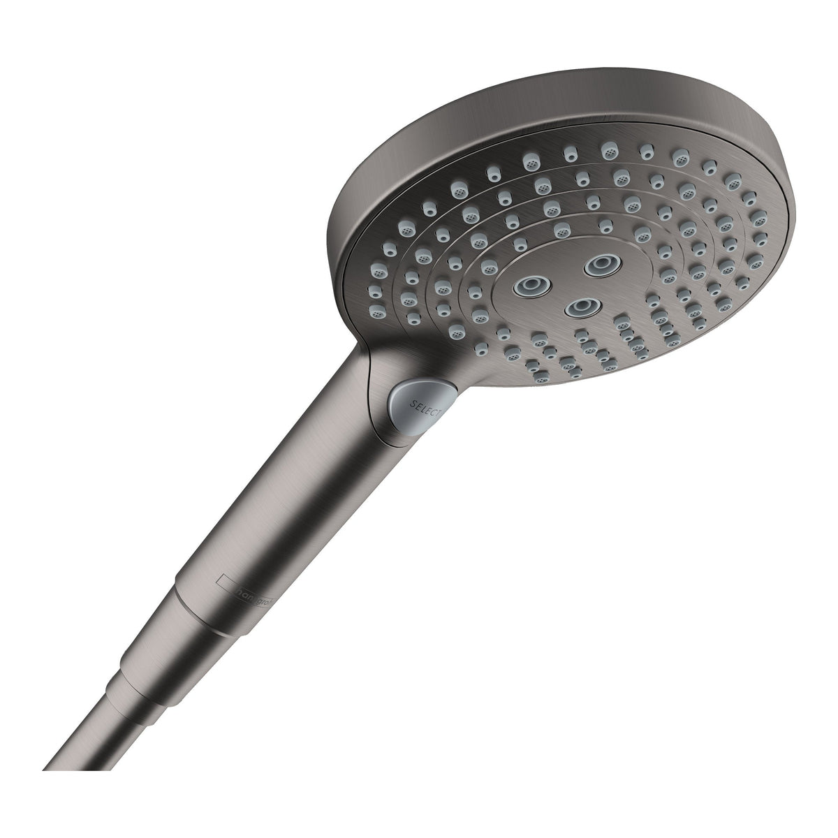 Hansgrohe Raindance Select S Hand shower 120 3jet PowderRain EcoSmart Brushed Black Chrome 26516340.jpg