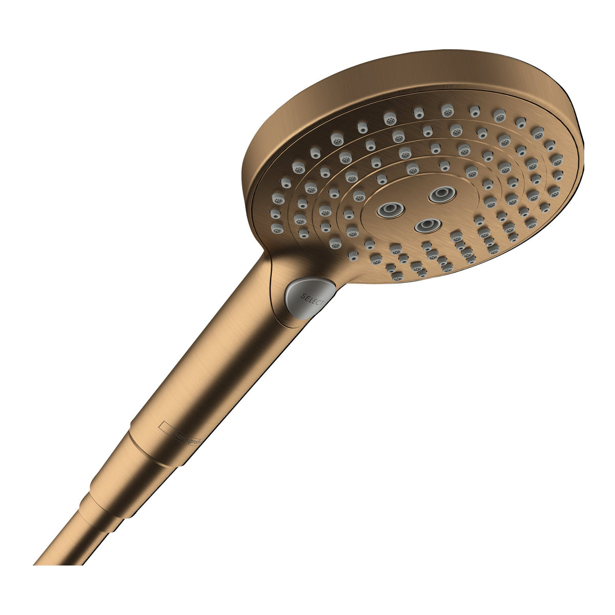 Hansgrohe Raindance Select S Hand shower 120 3jet PowderRain EcoSmart Brushed Bronze 26516140.jpg