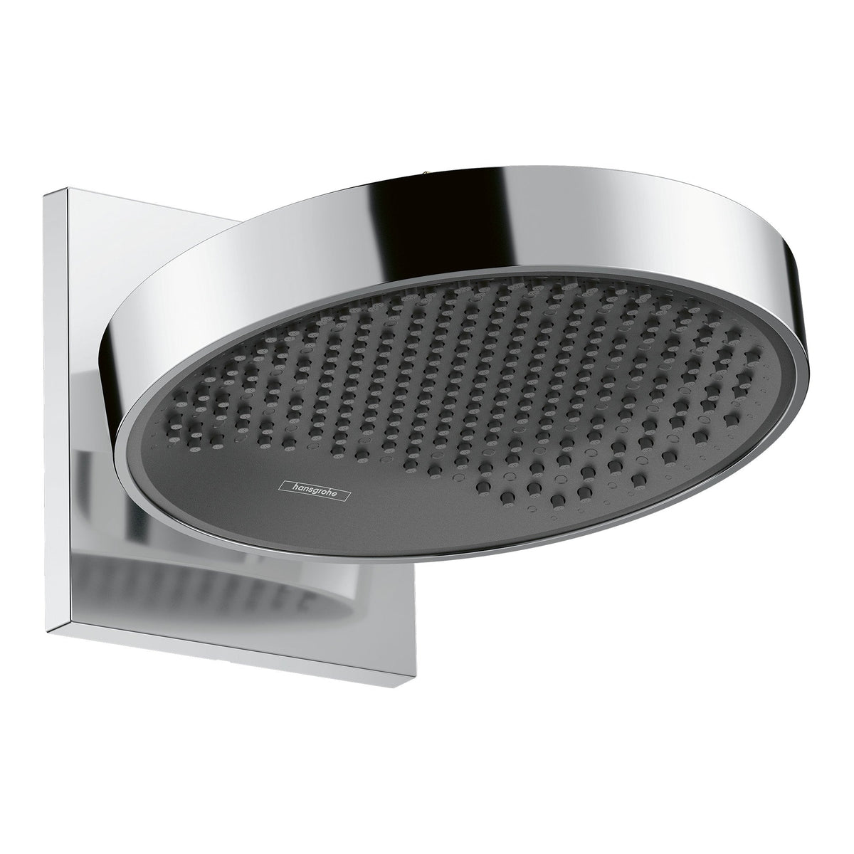 Hansgrohe Rainfinity Overhead shower 250 1jet EcoSmart with wall connector Chrome 26227000.jpg