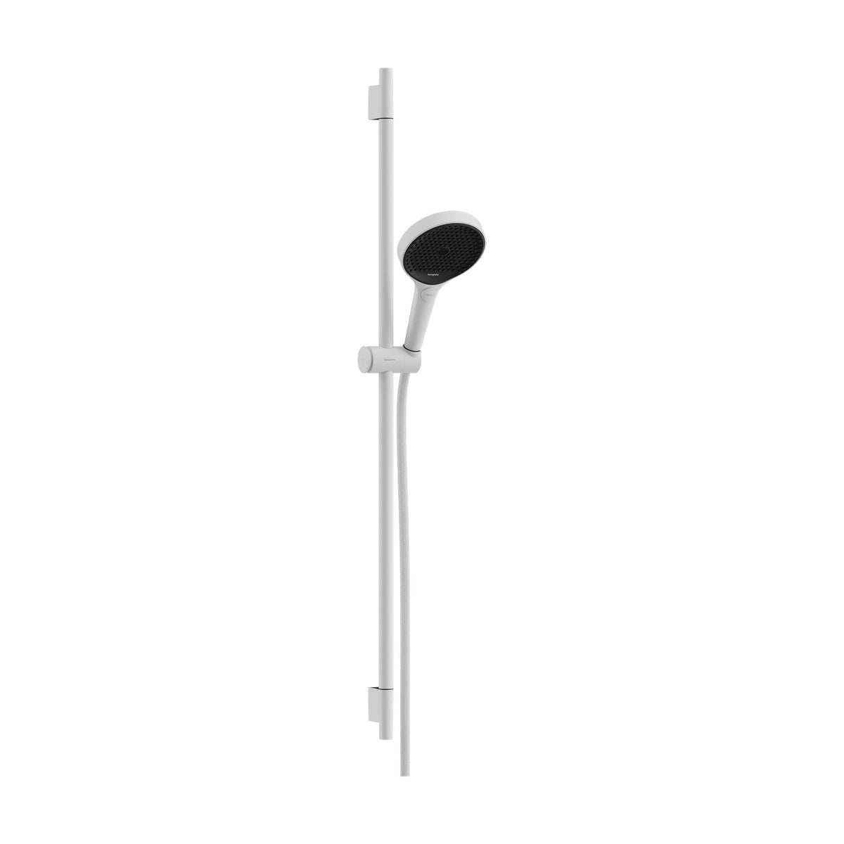 Hansgrohe-Rainfinity-Shower-set-130-3jet-EcoSmart-with-shower-bar-S-Puro-90-cm-push-slider-and-Designflex-textile-shower-hose-160-cm-Matt-White-28744700