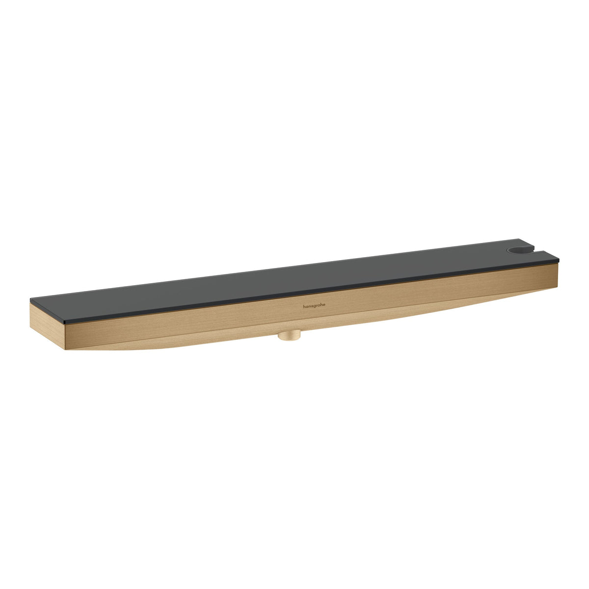Hansgrohe Rainfinity Wall outlet Porter 500 with shower holder right and shower shelf Brushed Bronze 26858140.jpg