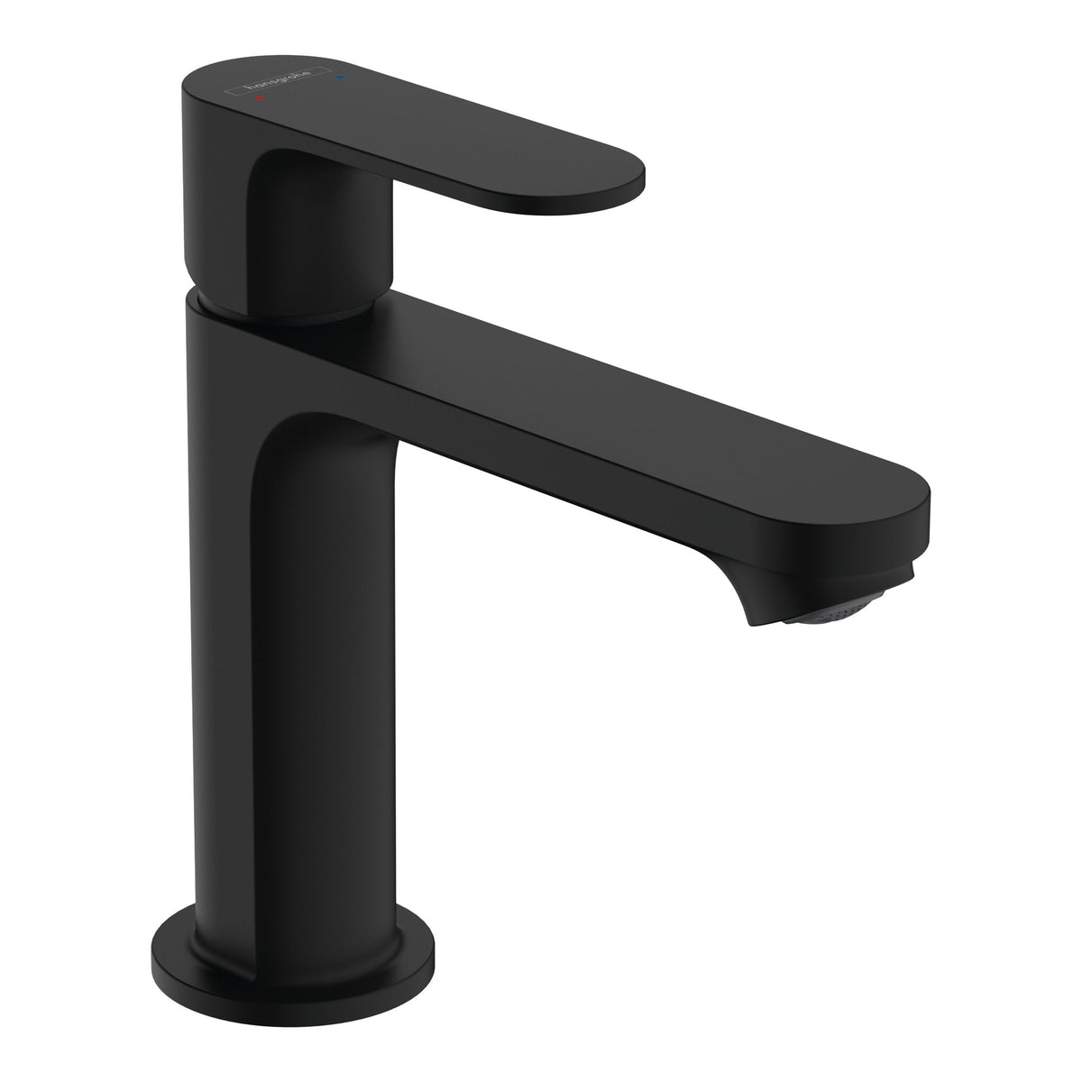 Hansgrohe Rebris S Single lever basin mixer 110 without waste set Matt Black 72541670.jpg