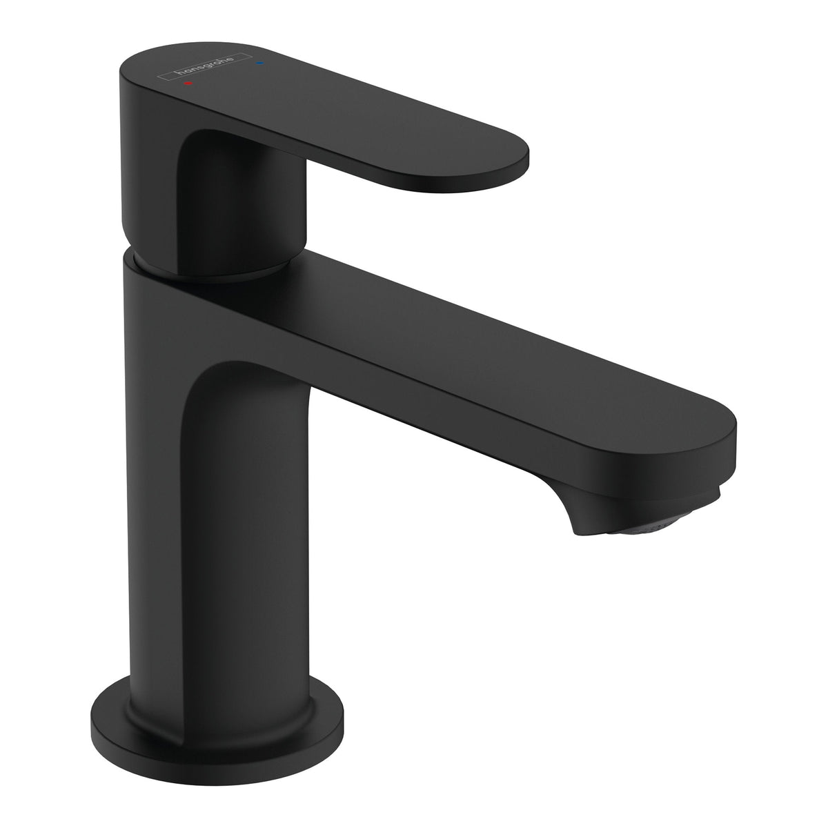 Hansgrohe Rebris S Single lever basin mixer 80 without waste set Matt Black 72540670.jpg