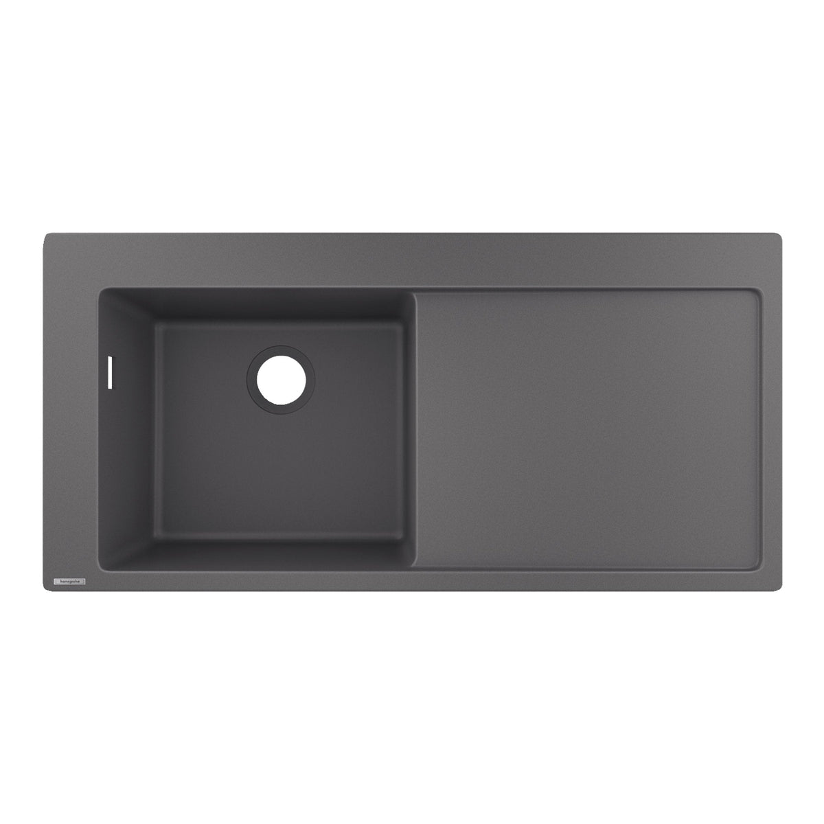 Hansgrohe S51 S5110 F450 Built in sink 450 with drainboard right Stonegrey 43330290.jpg