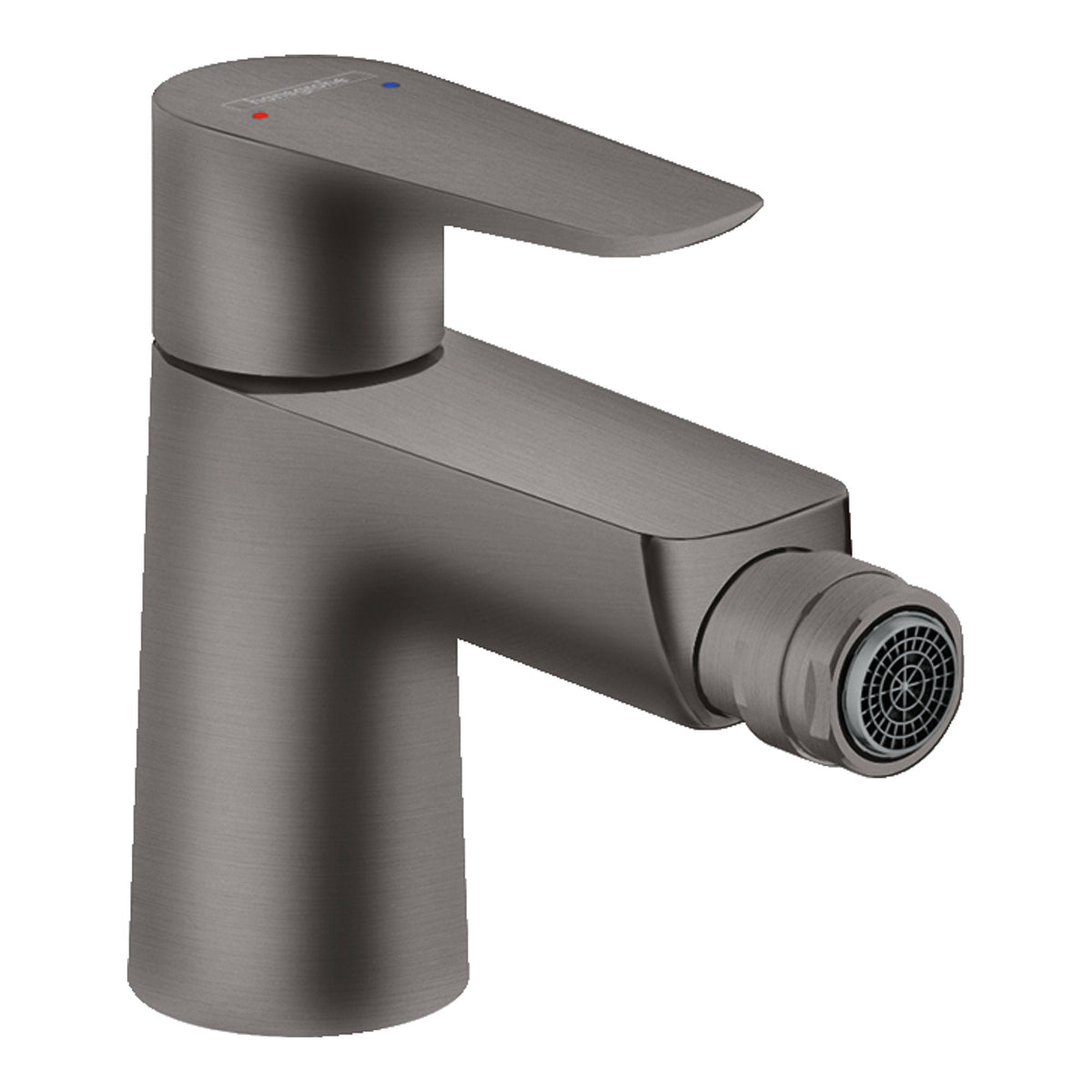 Hansgrohe Talis E Single lever bidet mixer with pop up waste set Brushed Black Chrome 71720340.jpg