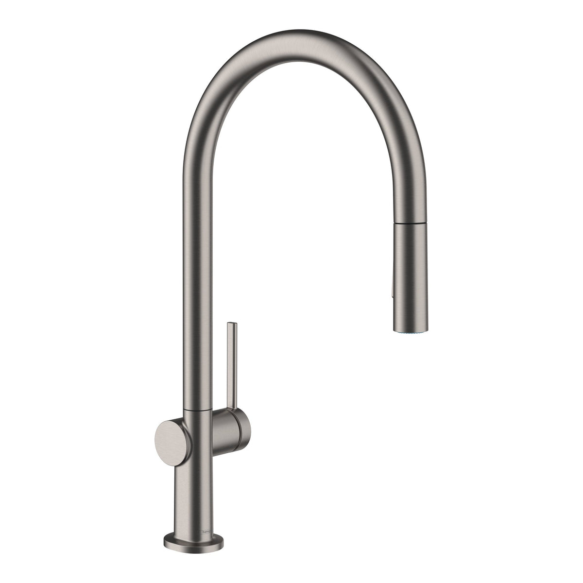 Hansgrohe Talis M54 Single lever kitchen mixer 210 EcoSmart pull out spray 2jet Brushed Black Chrome 72842340
