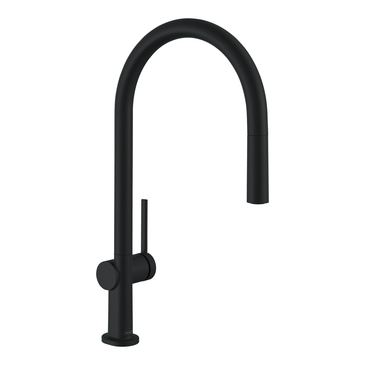 Hansgrohe Talis M54 Single lever kitchen mixer 210 pull out spout 1jet Matt Black 72802670