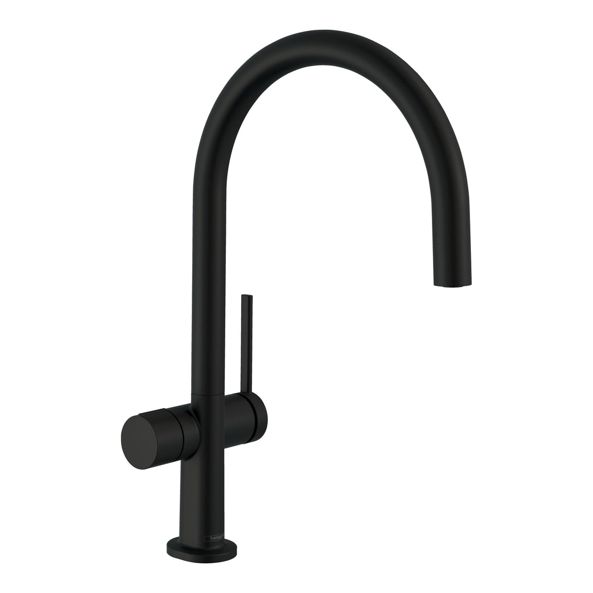 Hansgrohe Talis M54 Single lever kitchen mixer 220 device shut off valve 1jet Matt Black 72805670