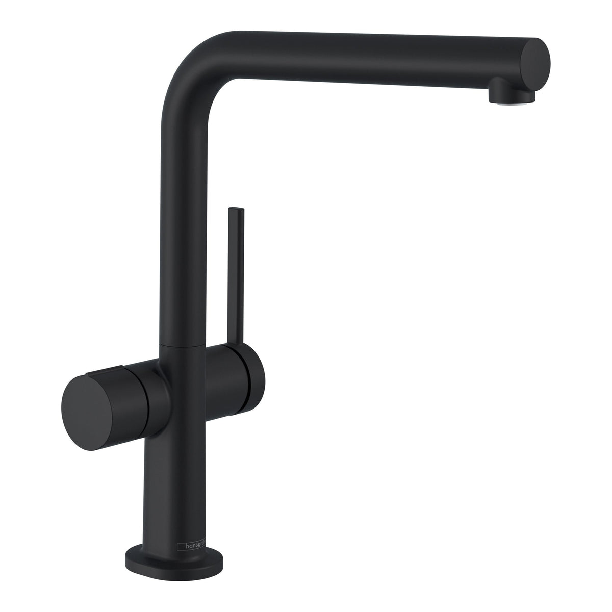 Hansgrohe Talis M54 Single lever kitchen mixer 270 device shut off valve 1jet Matt Black 72827670
