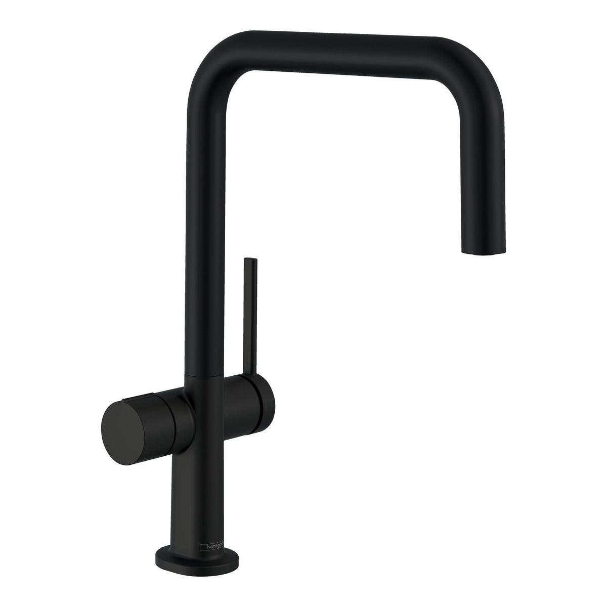 Hansgrohe Talis M54 Single lever kitchen mixer U 220 device shut off valve 1jet Matt Black 72807670
