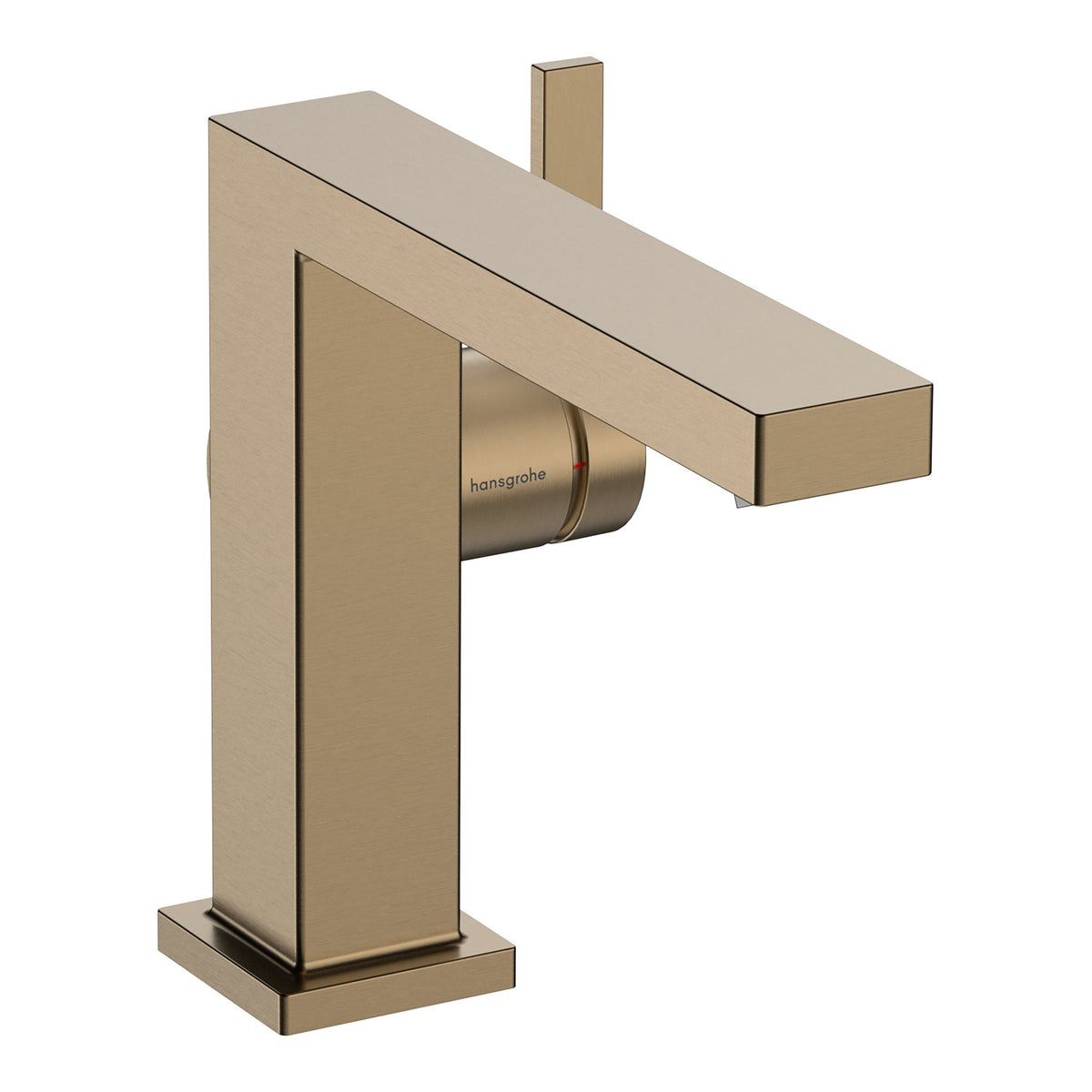 Hansgrohe Tecturis E Single lever basin mixer 110 Fine CoolStart with push open waste set Brushed Bronze 73024140.jpg