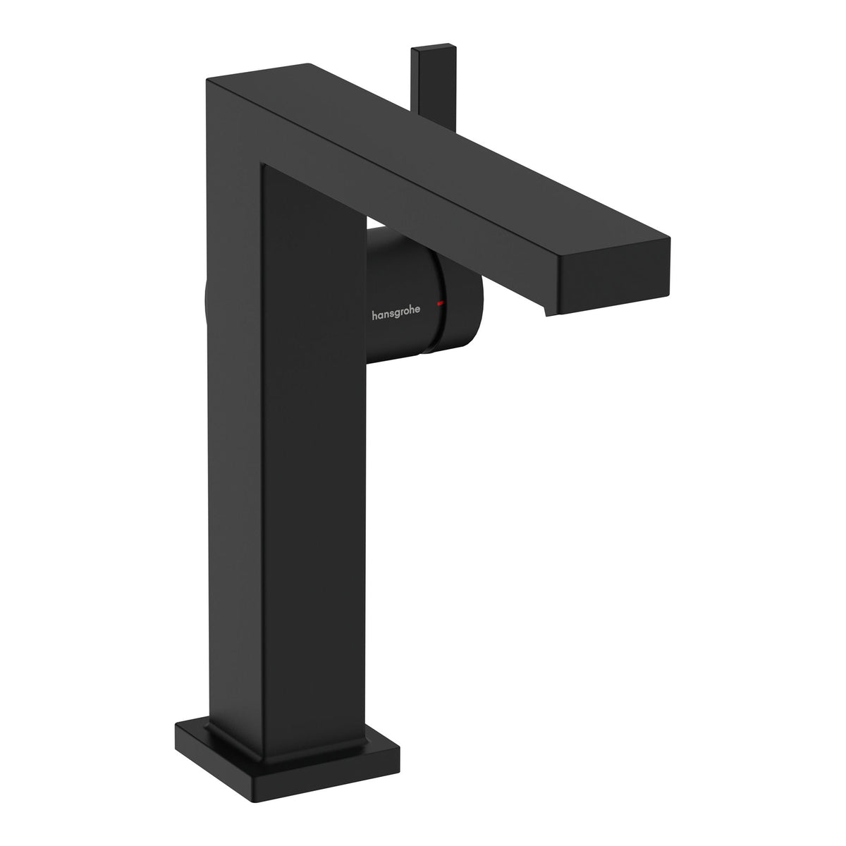 Hansgrohe Tecturis E Single lever basin mixer 110 Fine CoolStart with push open waste set Matt Black 73042670.jpg