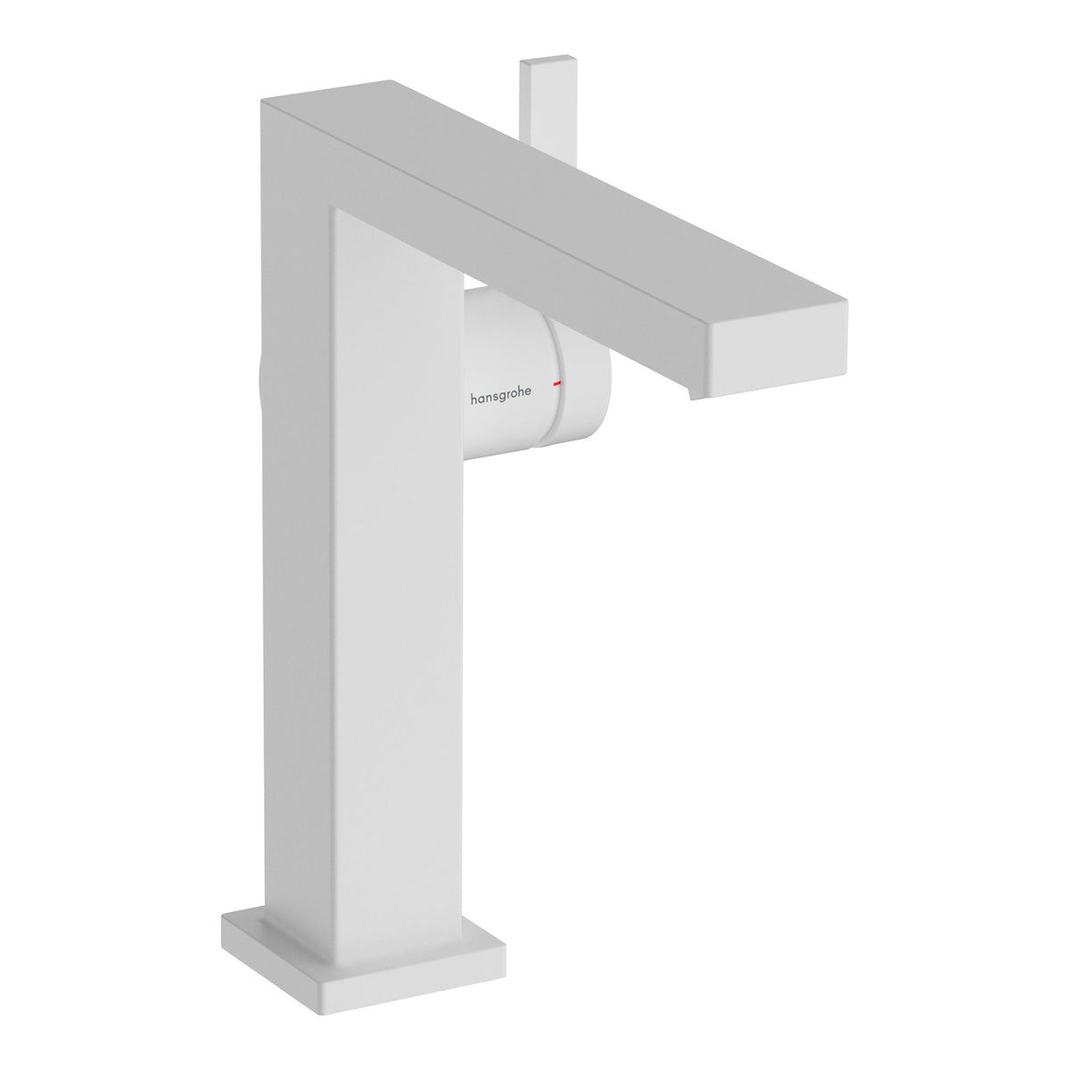 Hansgrohe Tecturis E Single lever basin mixer 110 Fine CoolStart with push open waste set Matt White 73042700.jpg