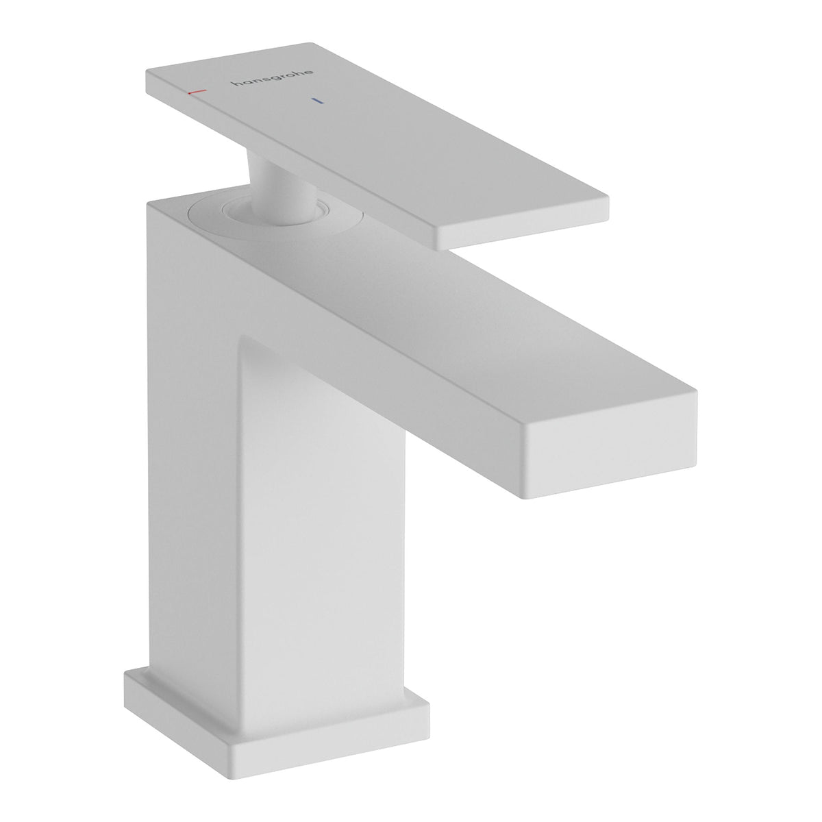 Hansgrohe Tecturis E Single lever basin mixer 80 CoolStart with pop up waste set Matt White 73004700.jpg