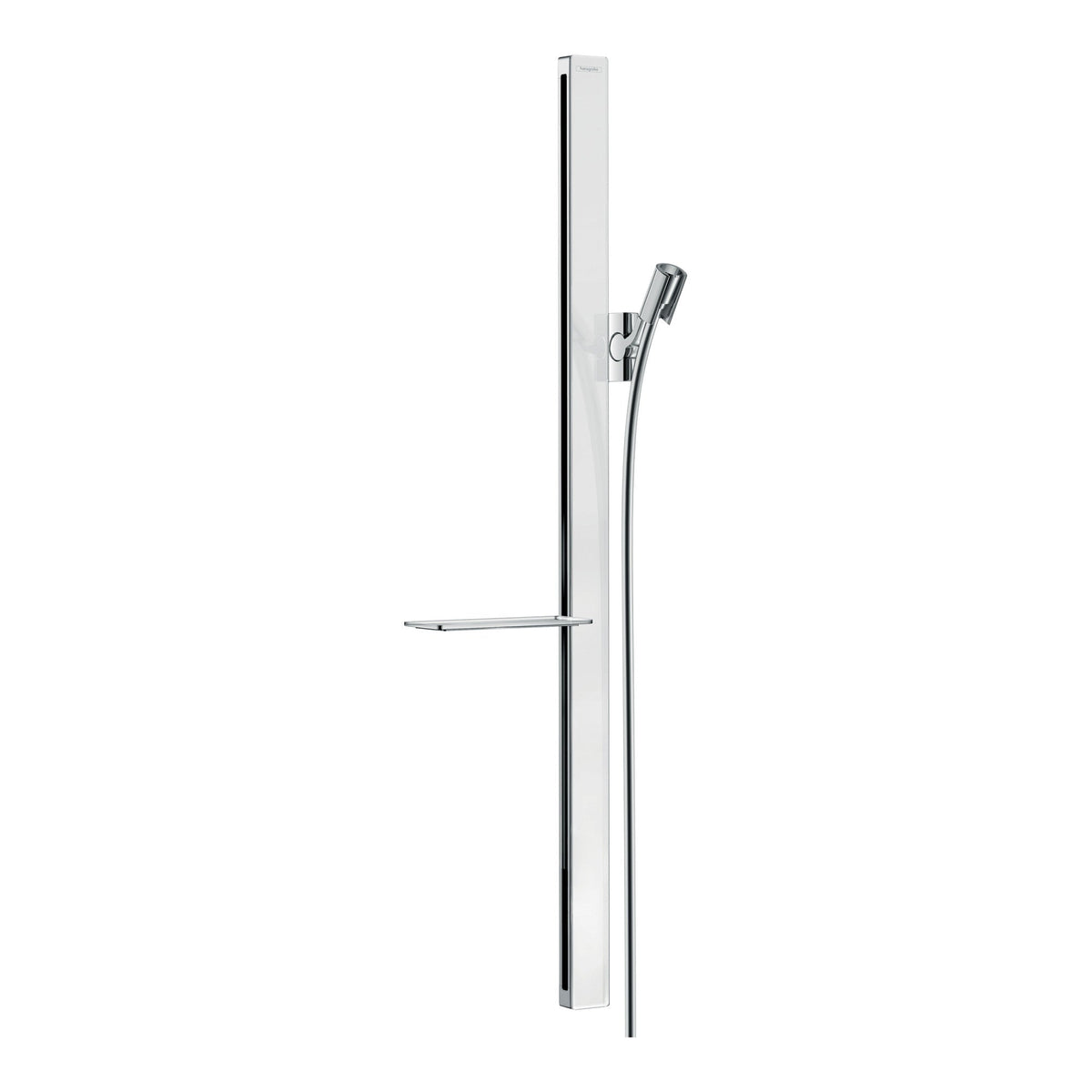 Hansgrohe Unica Shower bar E 90 cm with Isiflex shower hose 160 cm White Chrome 27640400.jpg