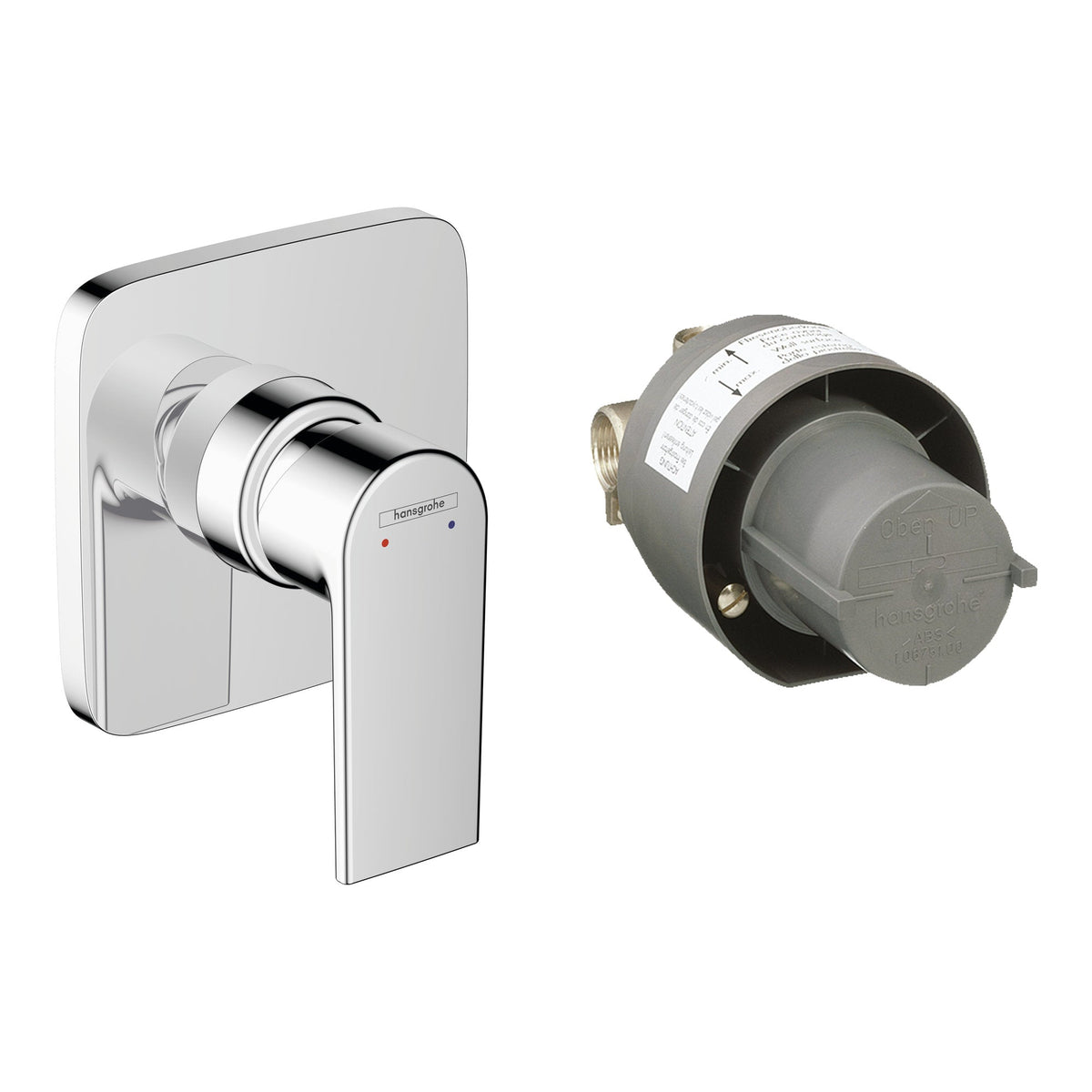 Hansgrohe Vernis Shape Shower mixer set for concealed installation Chrome 71662000.jpg