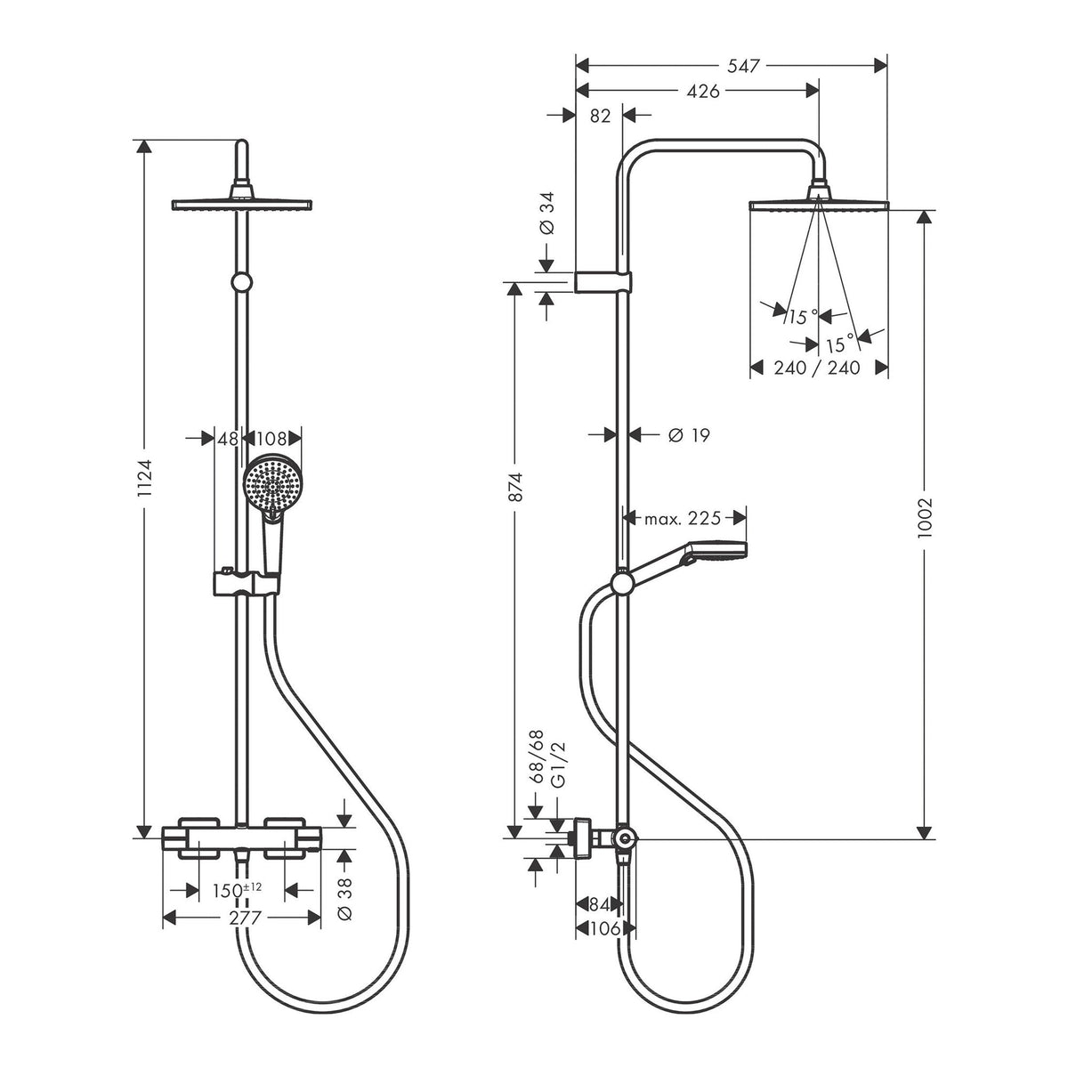 Hansgrohe Vernis Shape Showerpipe 240 1jet EcoSmart with thermostat 26429670 scale draw.jpg