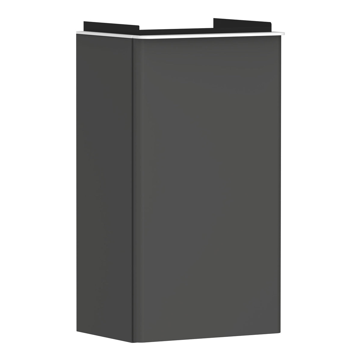 Hansgrohe Xelu Q Vanity unit Diamond Matt Grey 340 245 for handrinse basin door hinge right Matt White 54016700.jpg