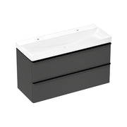 Hansgrohe Xelu Q Vanity unit set Diamond Matt Grey 1180 475 with 2 drawers with wash basin Matt Black 54387670.jpg
