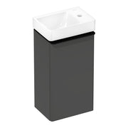 Hansgrohe Xelu Q Vanity unit set Diamond Matt Grey 340 245 door hinge right with handrinse basin shelf right Matt Black 54366670.jpg